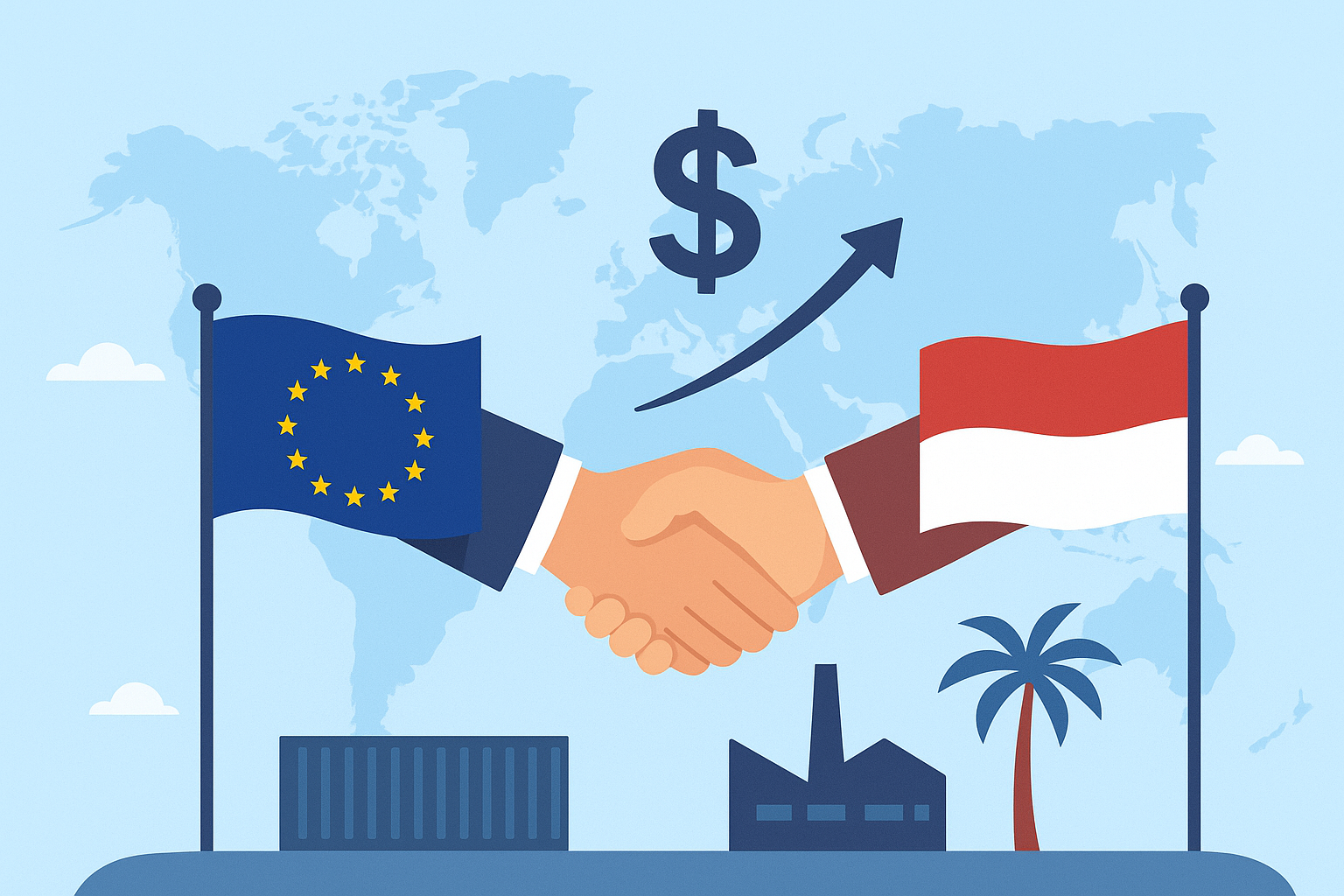 La UE e Indonesia cierran un histórico acuerdo comercial tras 9 años